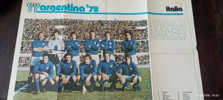 Italia Squadra Mondiale '78 Poster