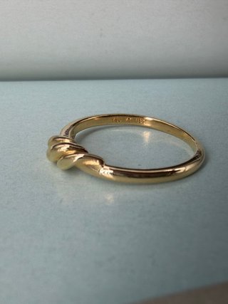 Anillo Oro 18K Trenzado