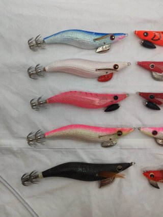 Señuelos de pesca para calamar (Pajaritos)