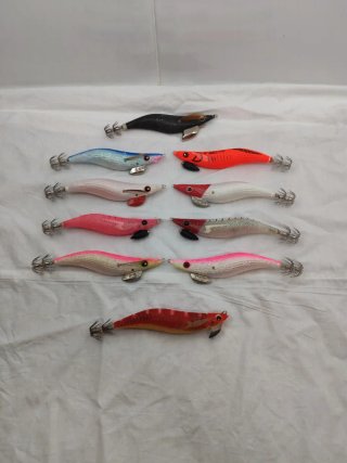 Señuelos de pesca para calamar (Pajaritos)