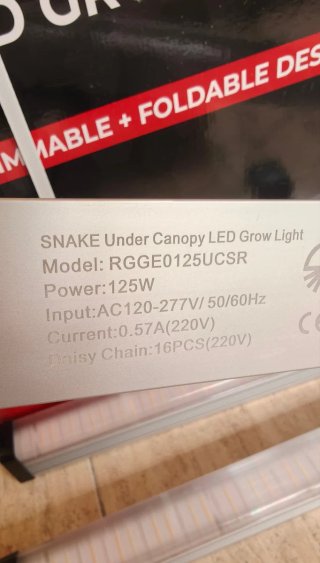 3 Barras LED Under Canopy 125w + Controladora
