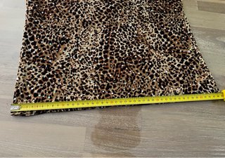 Top Animal Print Brillante Sin Mangas