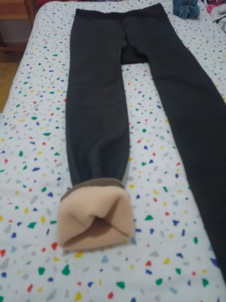 Mallas térmicas forradas con agujero para talón