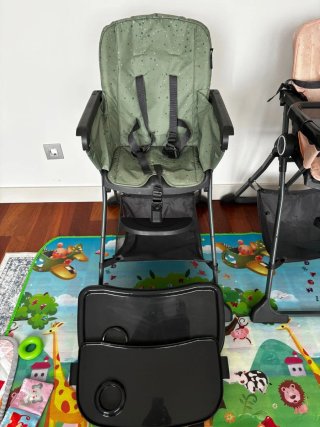 Trona Kinderkraft Plegable Rosa Estrellas