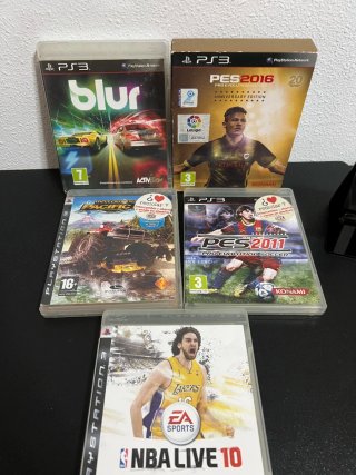 Juegos PS3: MotorStorm, Pro Evolution Soccer, NBA