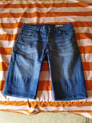 Pantalón vaquero corto azul Talla S