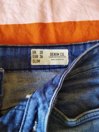 Pantalón vaquero corto azul Talla S