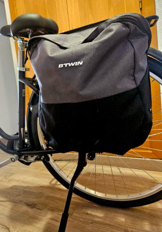 Bici urbana Decathlon NUEVA con accesorios