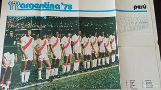 Perù Squadra Mondiale 78 Poster