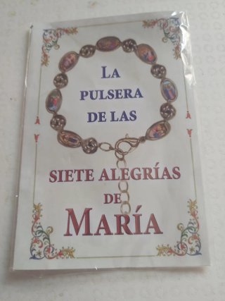 Pulsera Siete Alegrías de María.nueva