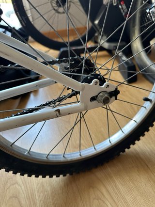 Bicicleta Rockrider 20 Blanca Regalo porta bidones