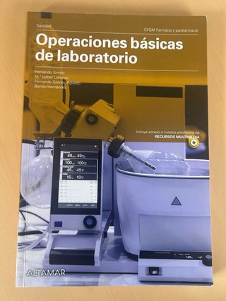 LIBROS TEXTO SIN USAR GRADO MEDIO FARMACIA Y PARAF