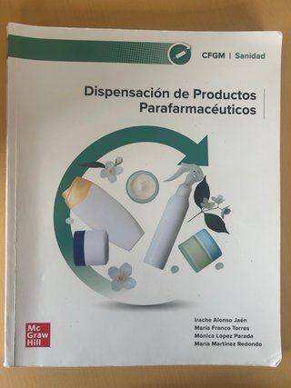LIBROS TEXTO SIN USAR GRADO MEDIO FARMACIA Y PARAF