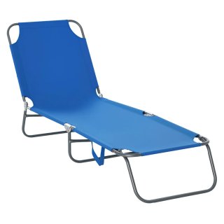 Tumbona Plegable Jardín Ajustable