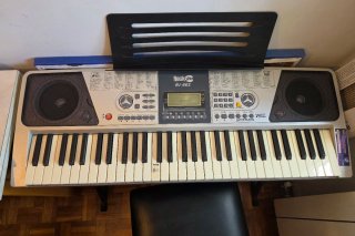 Piano teclado RockJam RJ661 + Banco + Cascos