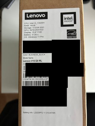 Lenovo V15 G5 i5-13420H 16GB DDR5 512GB W11 Pro