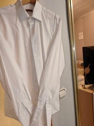 Camisa manga larga blanca