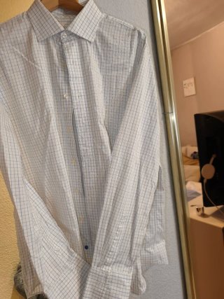 Camisa manga larga blanca