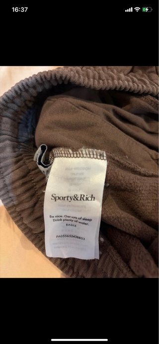 Pantalón chándal Sporty & Rich marrón