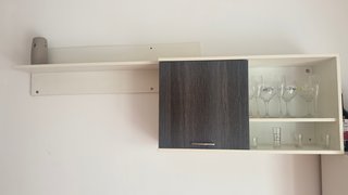Mueble centro de salón oscuro