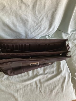 Maletín Samsonite cuero con llave