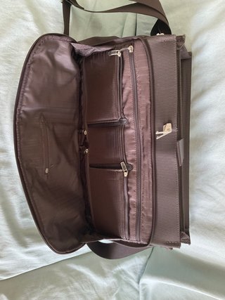 Maletín Samsonite cuero con llave