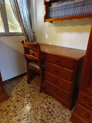 Dormitorio completo madera