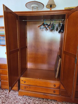 Dormitorio completo madera