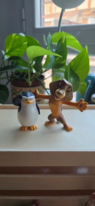 Figuras Madagascar: Skipper y Alex