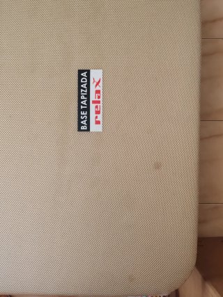 Somier base tapizada 90cm