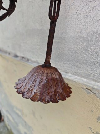 Grande Lanterna Antica Ferro Battuto