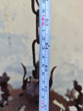 Grande Lanterna Antica Ferro Battuto