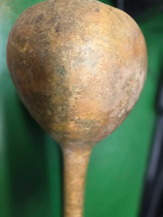 Calabaza seca decorativa