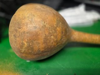 Calabaza seca decorativa