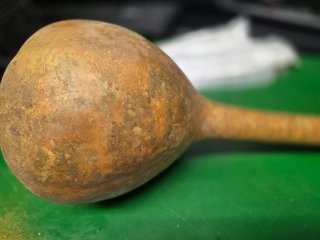 Calabaza seca decorativa