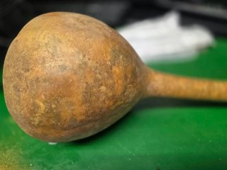 Calabaza seca decorativa