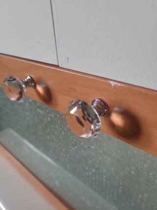 2 pomos de cristal