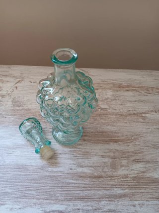 Botella Vacía "Racimo de Uvas" Vintage. Empoli