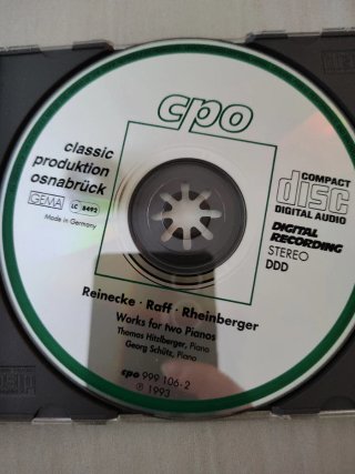 CD Música Clásica: Reinecke, Raff, Rheinberger