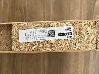 Balda Ikea Lack Blanca 110x26cm