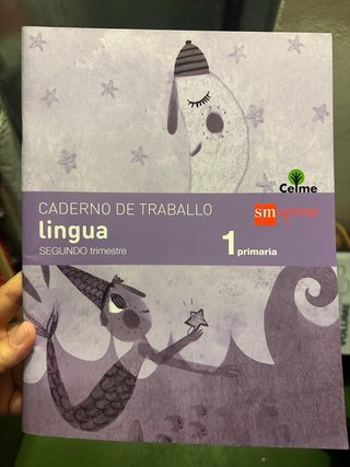 Caderno de lingua. 1 Primaria, 2 Trimestre. NUEVO