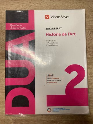 Pack 2 llibres d’Història de l’Art per a 2 de bat