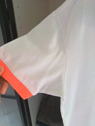 Polo Coveri Bianco Arancione Taglia M