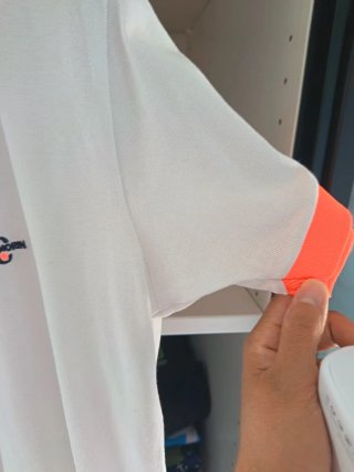 Polo Coveri Bianco Arancione Taglia M