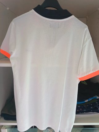 Polo Coveri Bianco Arancione Taglia M