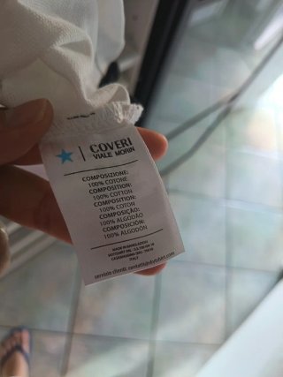 Polo Coveri Bianco Arancione Taglia M