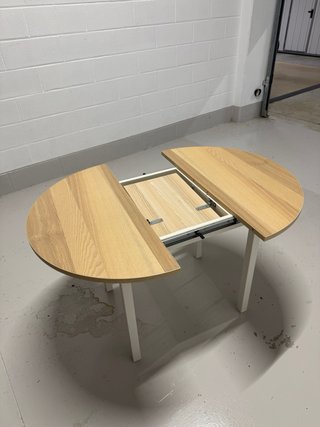 Mesa redonda madera extensible Ikea