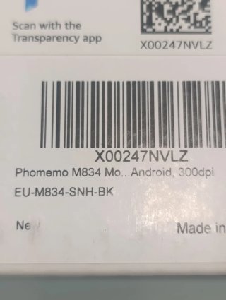 Impresora Térmica Phomemo Negra