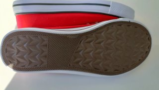Zapatillas lona rojas talla 39
