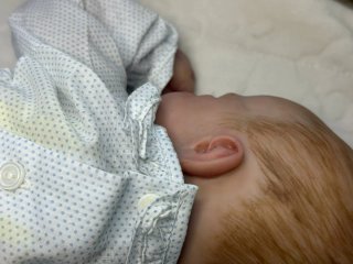 Muñeco Reborn pelo pintado